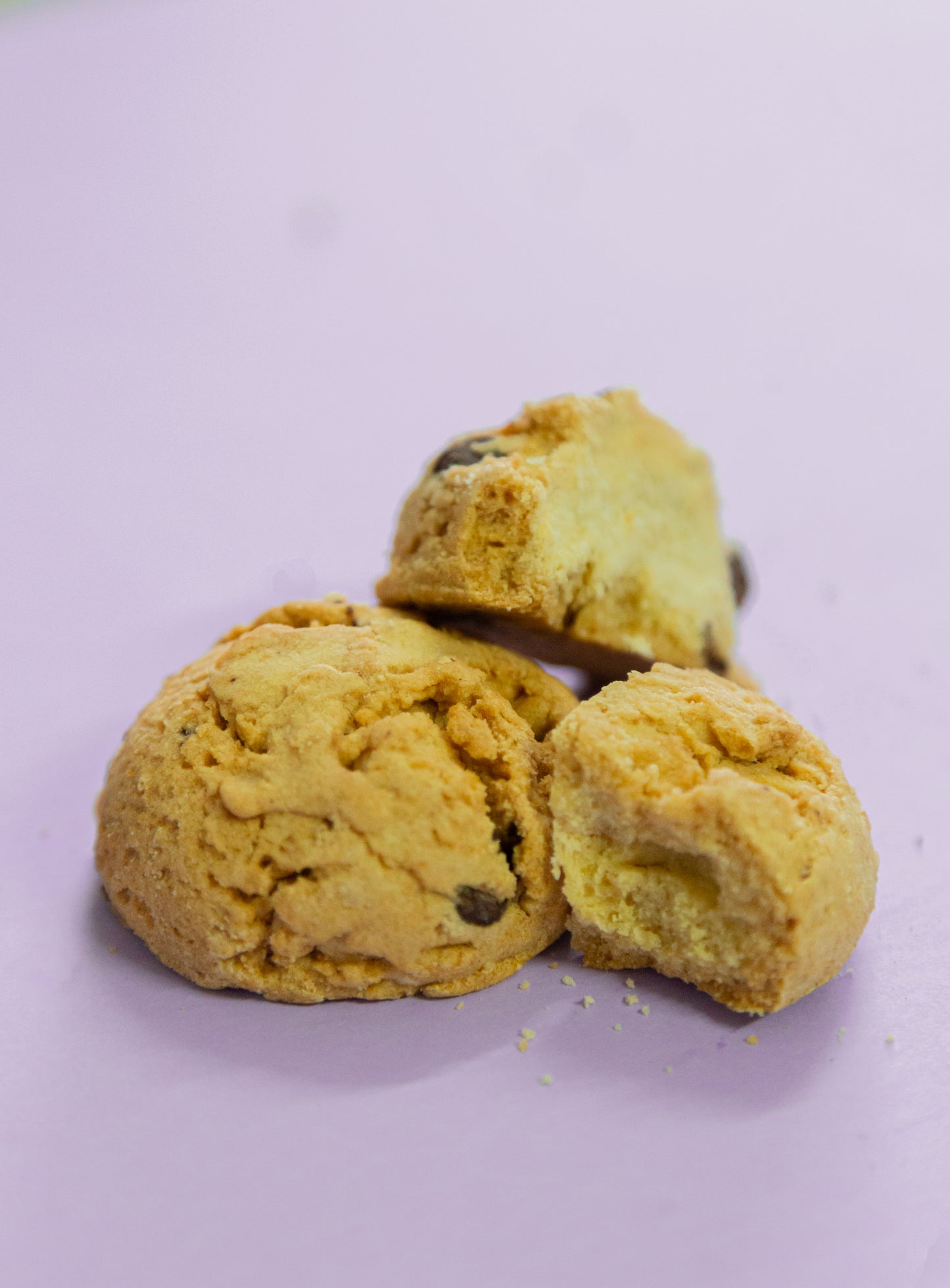 Galletas con chispas de chocolate