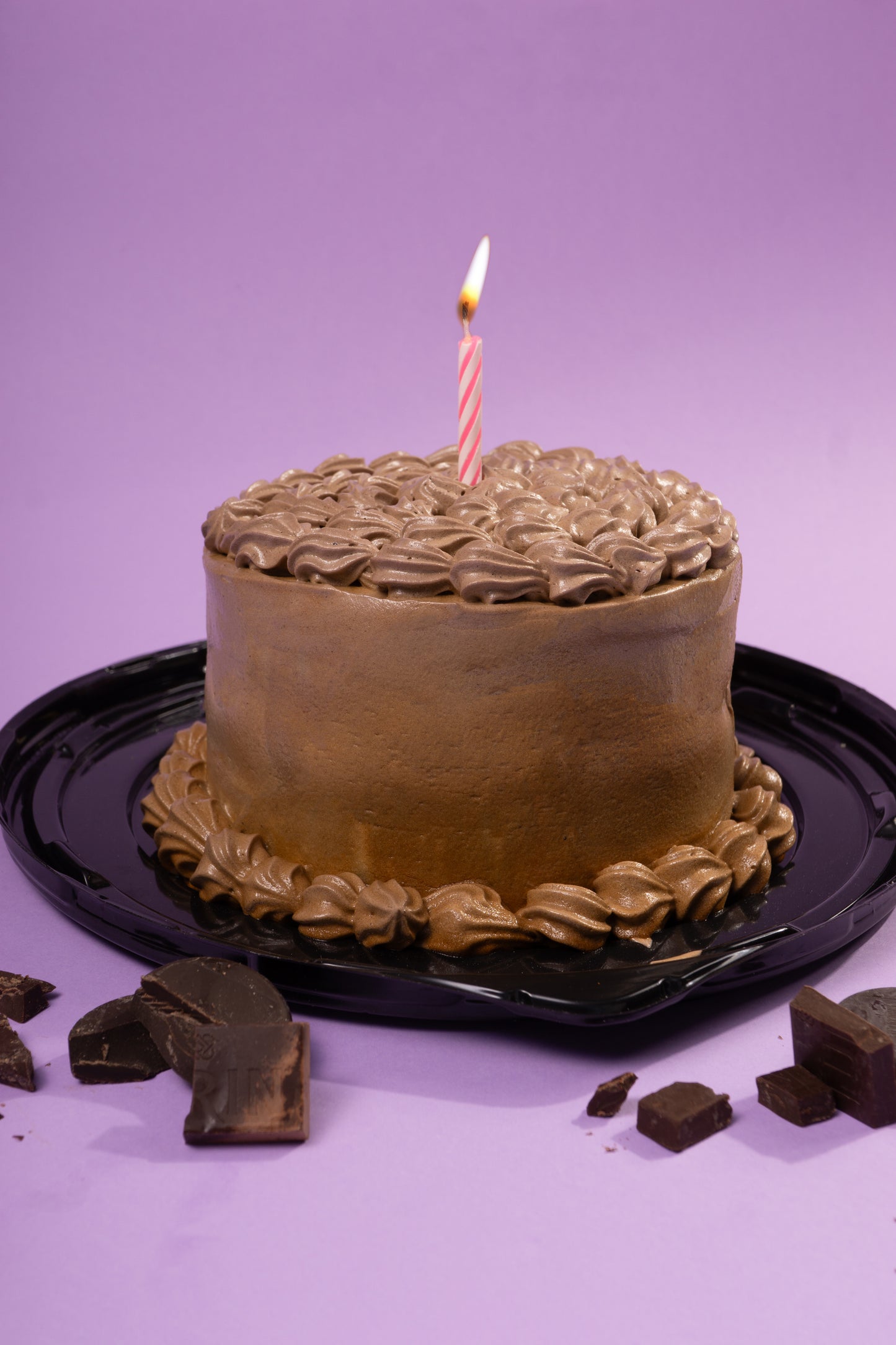 Pastel helado de chocolate