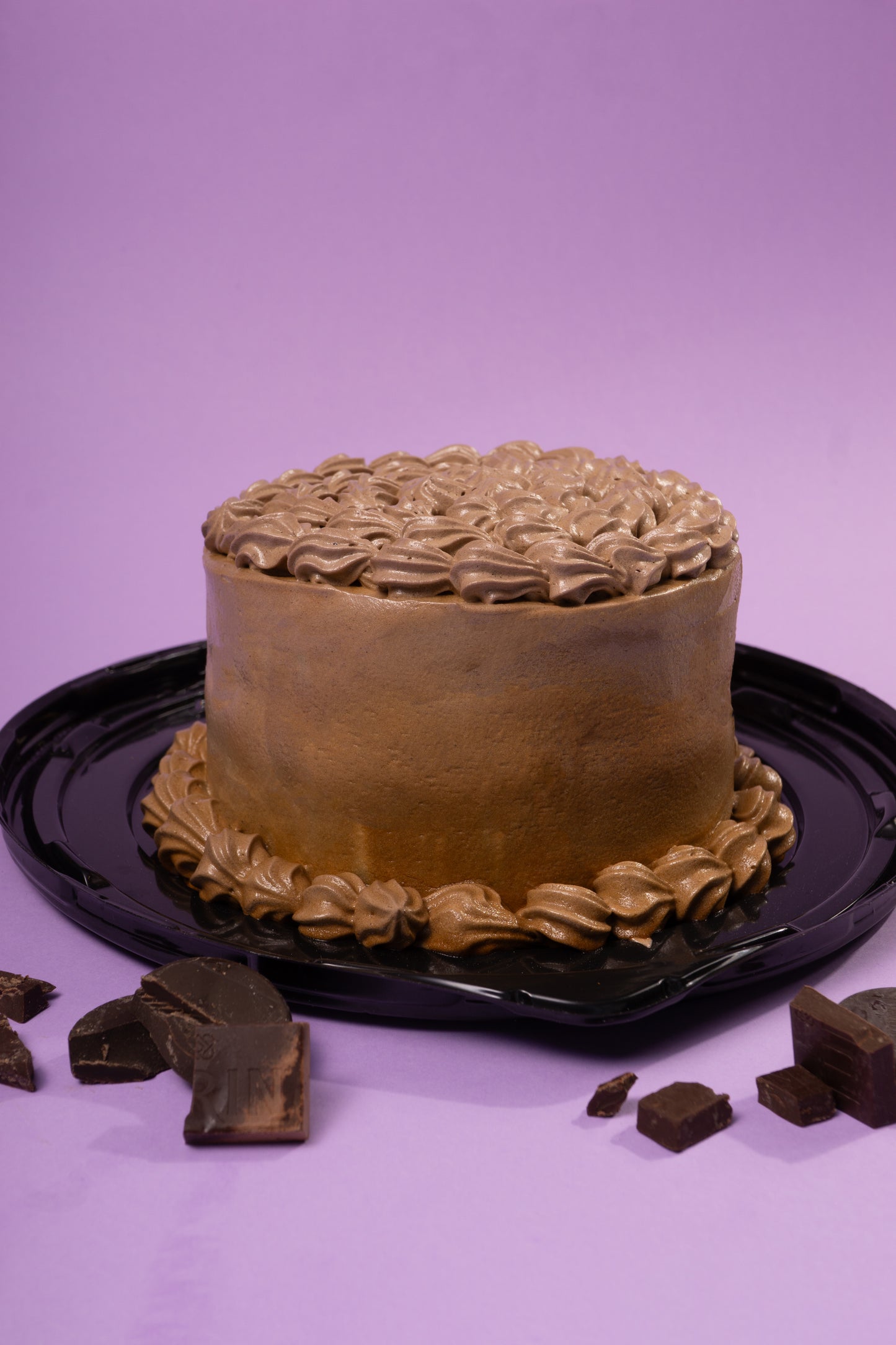 Pastel helado de chocolate