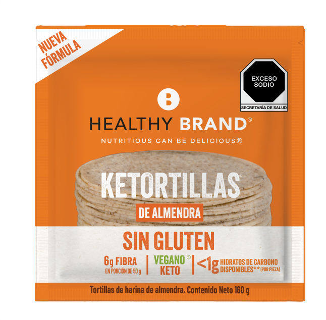 Ketortillas de almendra veganas