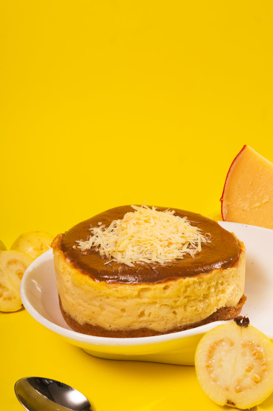 Cheesecake de queso de bola