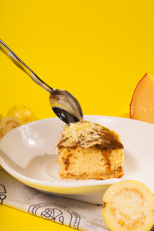 Cheesecake de queso de bola