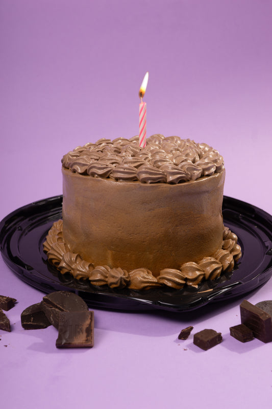Pastel helado de chocolate