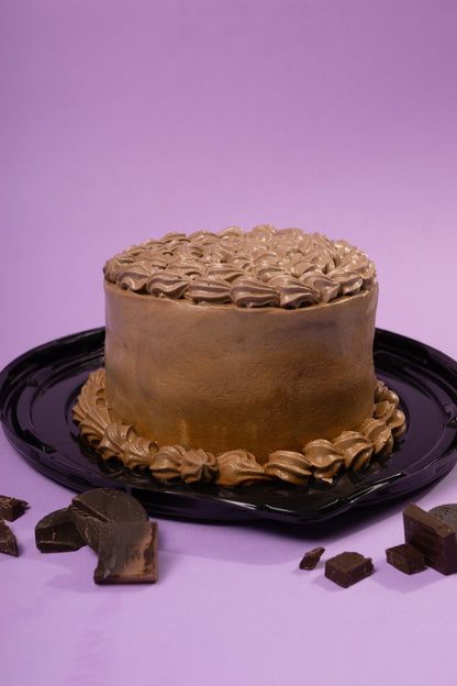 Pastel helado de chocolate