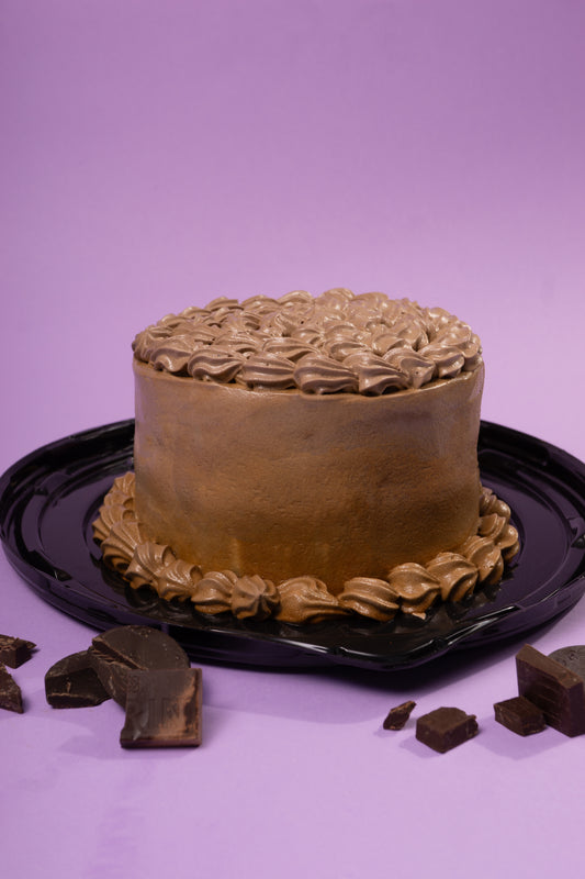 Pastel helado de chocolate