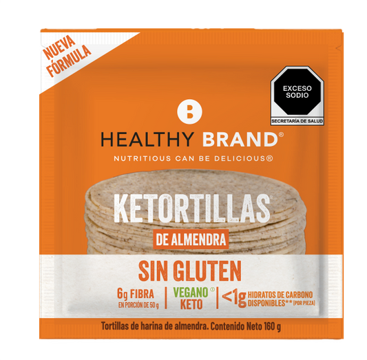 Ketortillas de almendra veganas